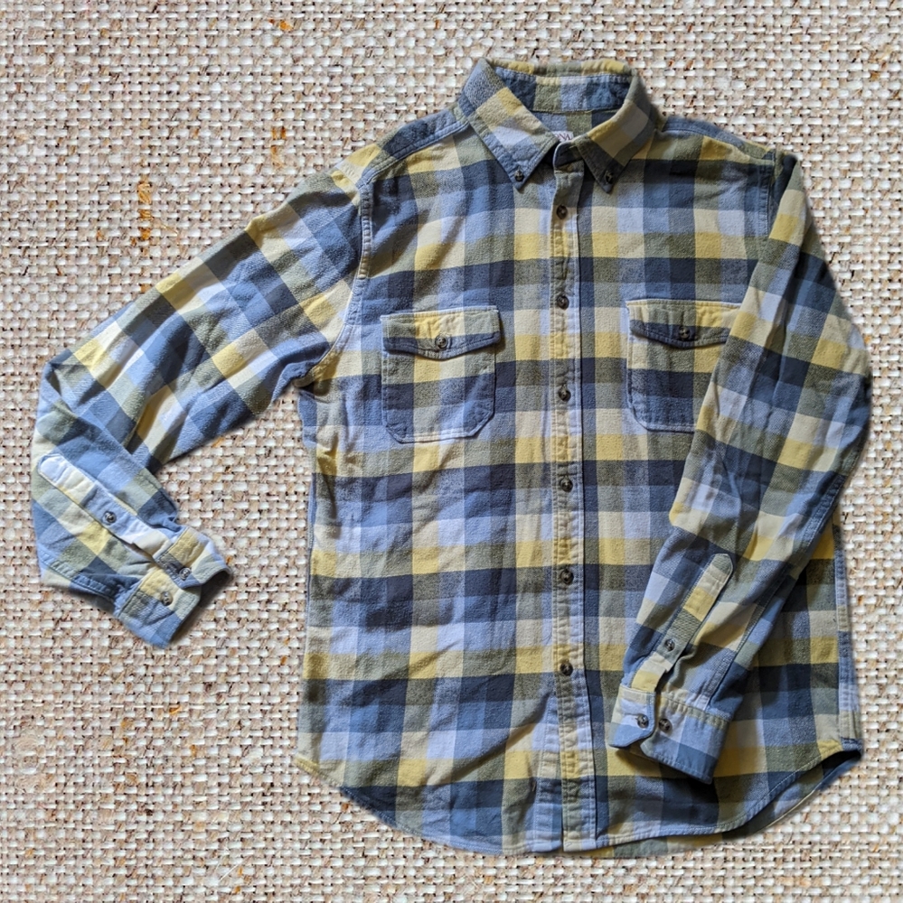 Gray and Yellow Flannel